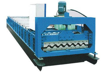 Cina Galvanized Sheet Metal Roll Pembentuk Mesin, Double Layer Roll Forming Machine pemasok