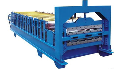 Cina Automatic GI Steel Stud Roll Membentuk Mesin Dengan Mesin Decoiler Hidrolik pemasok