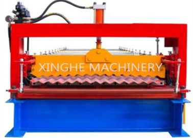 Cina Otomatis 850 Metal Roofing Rolling Rolling Rolling Machine / Mesin Roll Steel Sheet Berwarna pemasok