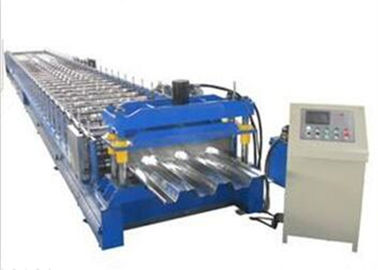 Cina Galvanized Sheet Floor Deck Roll Forming Machine 0.8 - Tebal Tebal 1.2mm pemasok