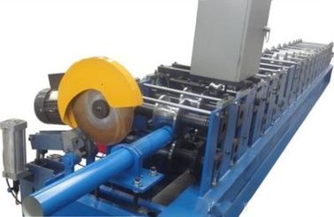 Cina Full Automatic Downspout Roll Forming Machine Dengan Kecepatan Pembentukan 0 - 15m / Min pemasok