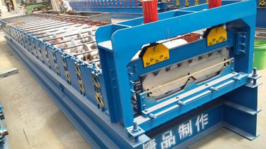 Cina CE Blue Color Cold Roll Membentuk Mesin dengan Kecepatan Pengolahan 3 - 6m / Min pemasok