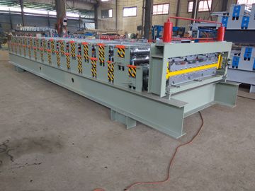Cina Hidrolik Double Layer Roll Forming Machine IBR Sheet Corrugation Kondisi Baru pemasok