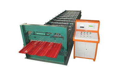 Cina Profesional Mesin Roll Forming Dingin Colorful Glazed Tile Roofing Sheet Forming Machine pemasok